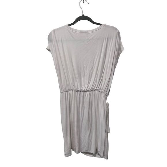 Lovers And Friends Short Sleeves Tie Knot Wrap Style Dress White Size Medium - Picture 6 of 9